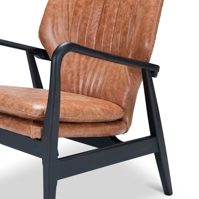 MindTheGap Brody Chair | Cambridge Hazelnut Leather