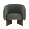 Wewood Nido Lounge Chair with Walnut Base