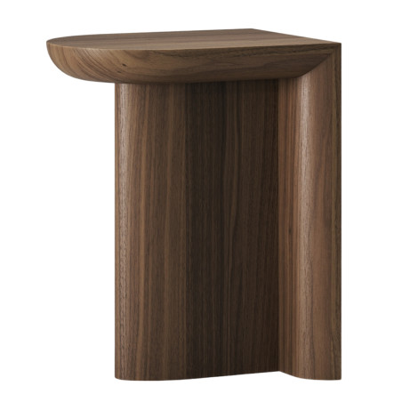 Wewood Re-Form Tall Side Table with Walnut Base