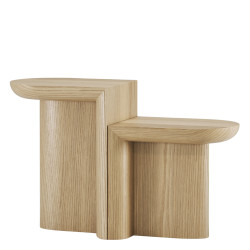 Wewood Re-Form Tall Side Table | Oak