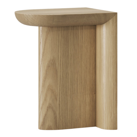 Wewood Re-Form Tall Side Table with Oak Base
