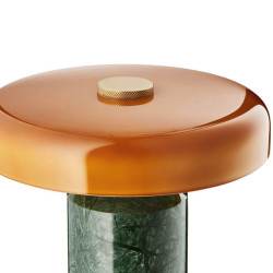 Design By Us Trip Portable Table Lamp | Moss/Amber