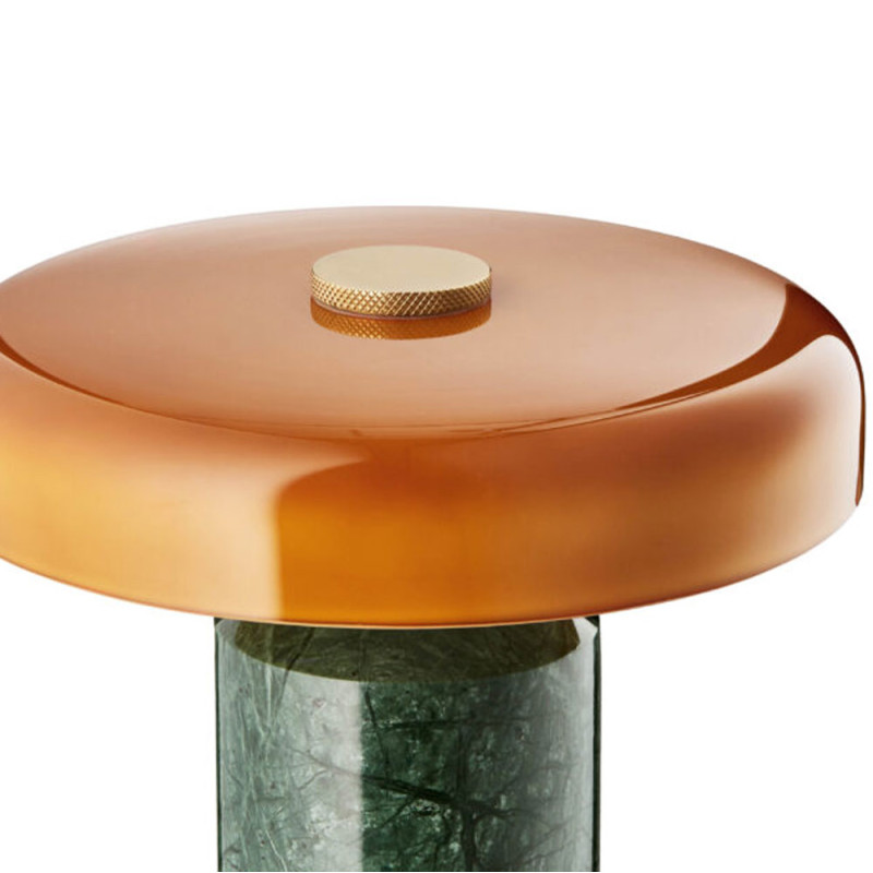 Design By Us Trip Portable Table Lamp | Moss/Amber