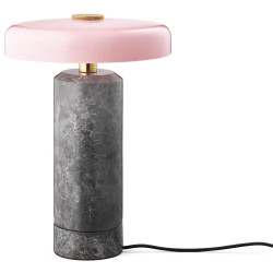Design By Us Trip Portable Table Lamp | Silver/Rose