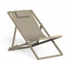 Touch Italian Outdoor Deckchair from Talenti