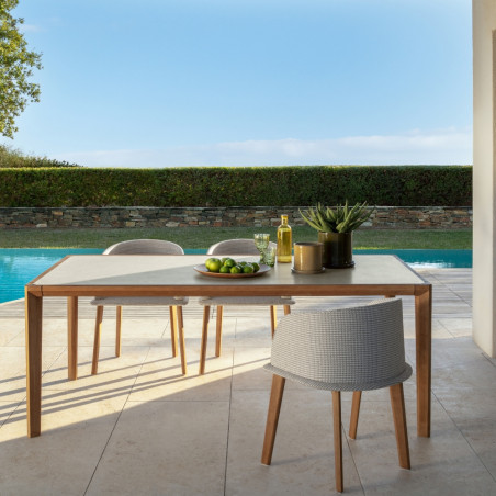 Talenti CleoSoft Outdoor Dining Table | Wood-ceramic | 220cm
