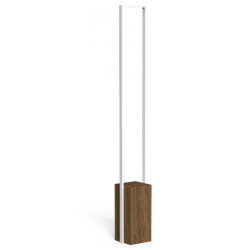 Talenti Casilda Outdoor Floor lamp | Steel Wood |Rechargeable