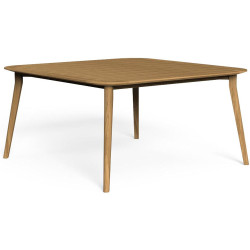 Talenti Moon Square Outdoor Dining Table | Teak | 150 cm
