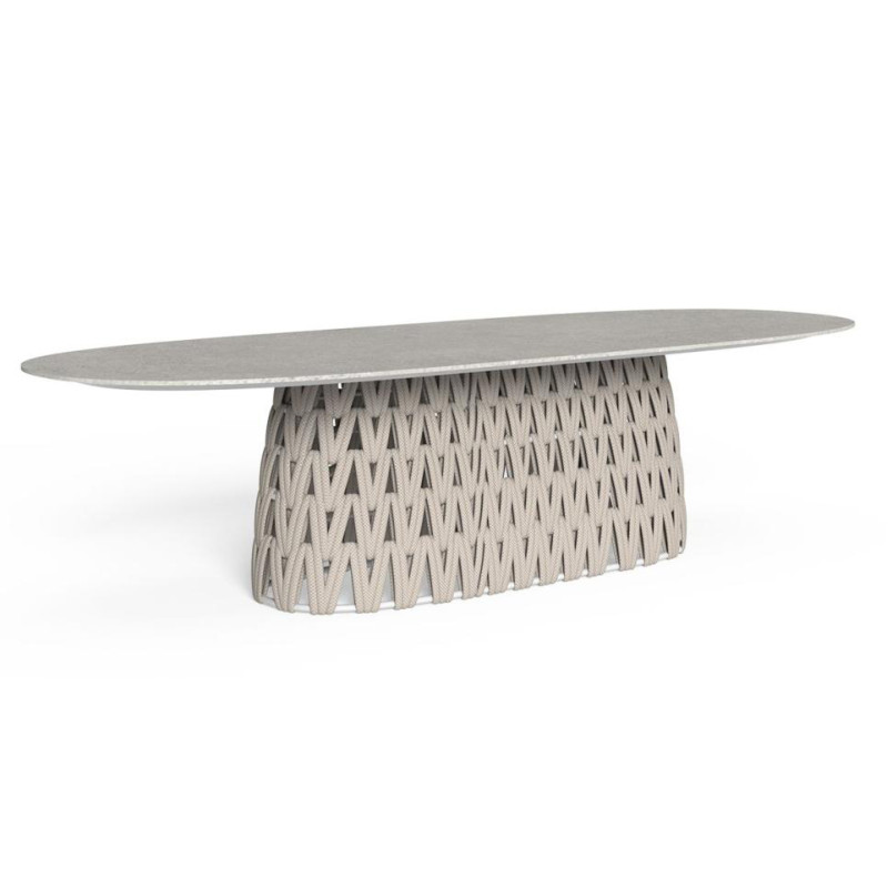 Talenti Swipe Oval Outdoor Dining Table 300 CM | Ceramic Top