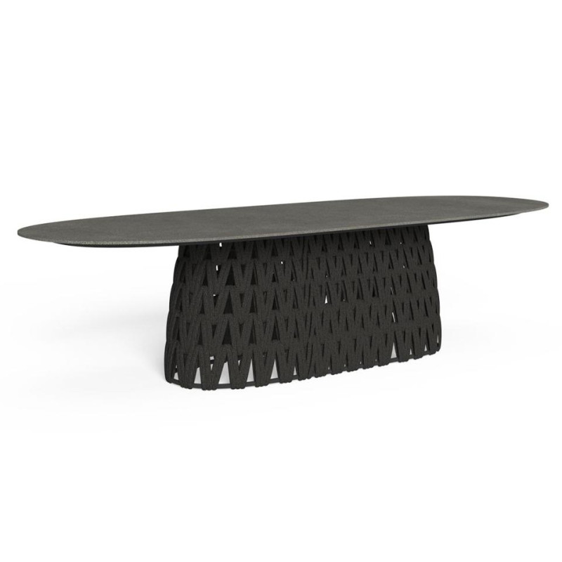 Talenti Swipe Oval Outdoor Dining Table 300 CM | Ceramic Top