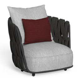 Talenti Swipe Outdoor Armchair | Padded Rope | 3 Colours
