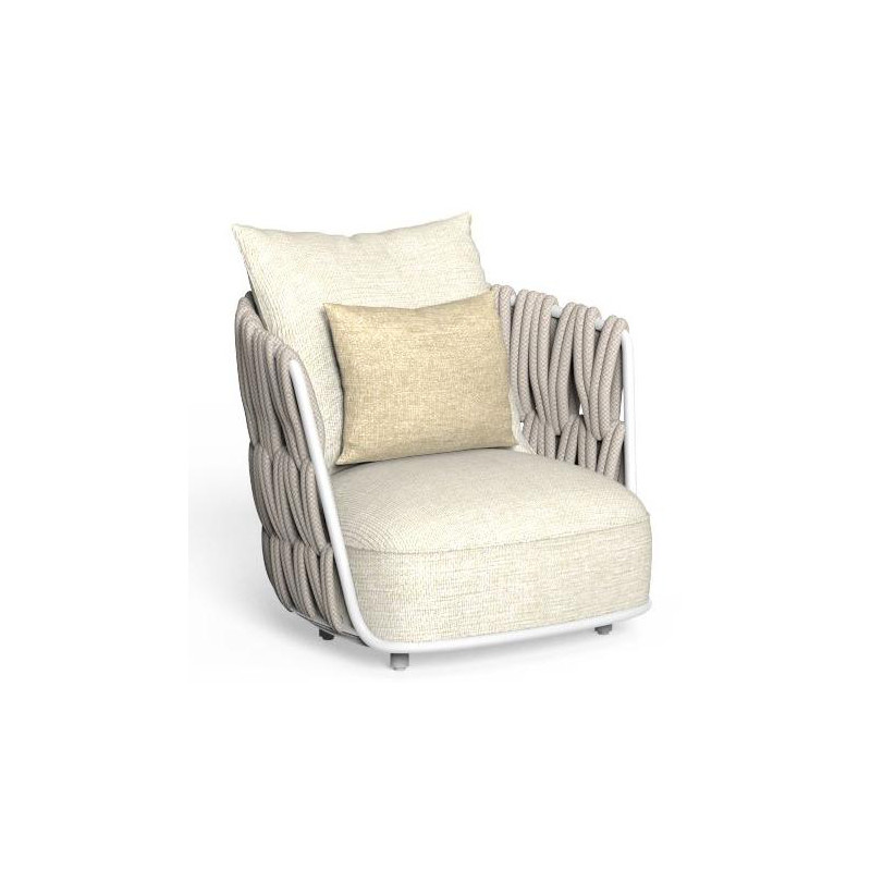 Talenti Swipe Outdoor Armchair | Padded Rope | 3 Colours