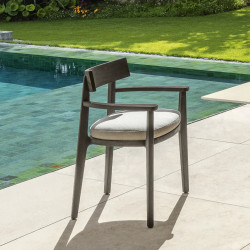 Talenti Ever Outdoor Dining Chair | Teak | 3 Colour Combinations