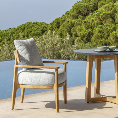 Talenti Ever Outdoor Lounge Chair | Teak | 3 Colour Combinations