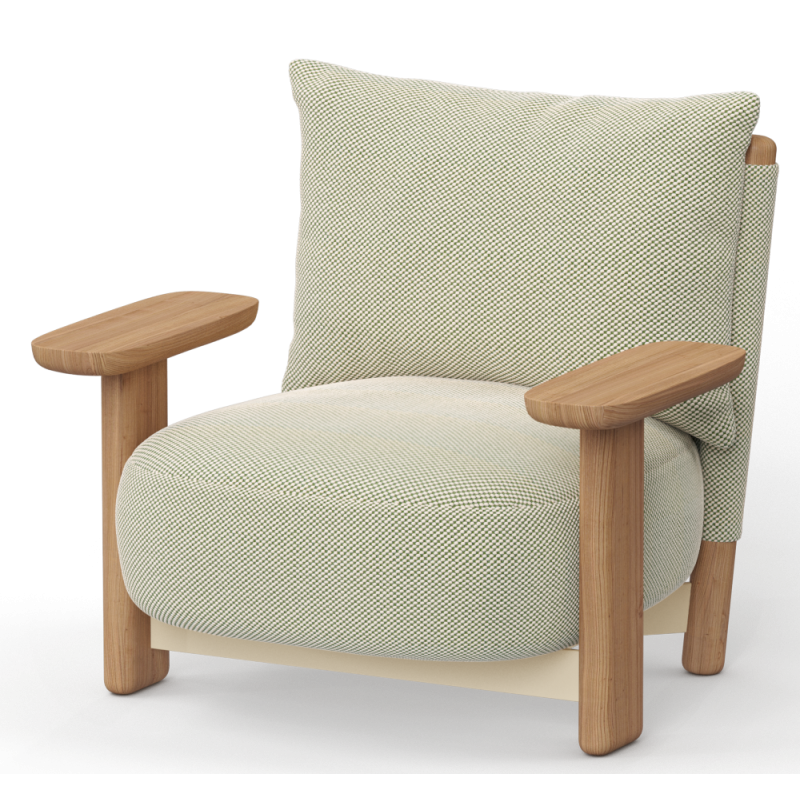 Vondom Milos Wooden Lounge Armchair | Colour Options