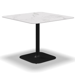 Gloster Grid Square Outdoor Dining Table | 90 CM | Ceramic Top