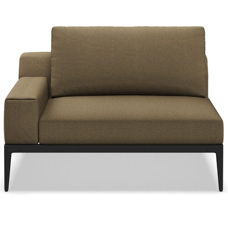 Gloster Grid Dining Sofa with Arm