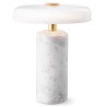 Design By Us Trip Portable Table Lamp | Carrara/Opal