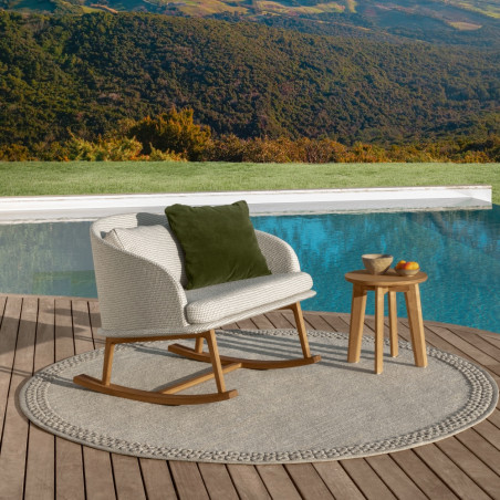 Talenti Cleosoft Outdoor Rocking Chair | Accoya Wood | Colour Options