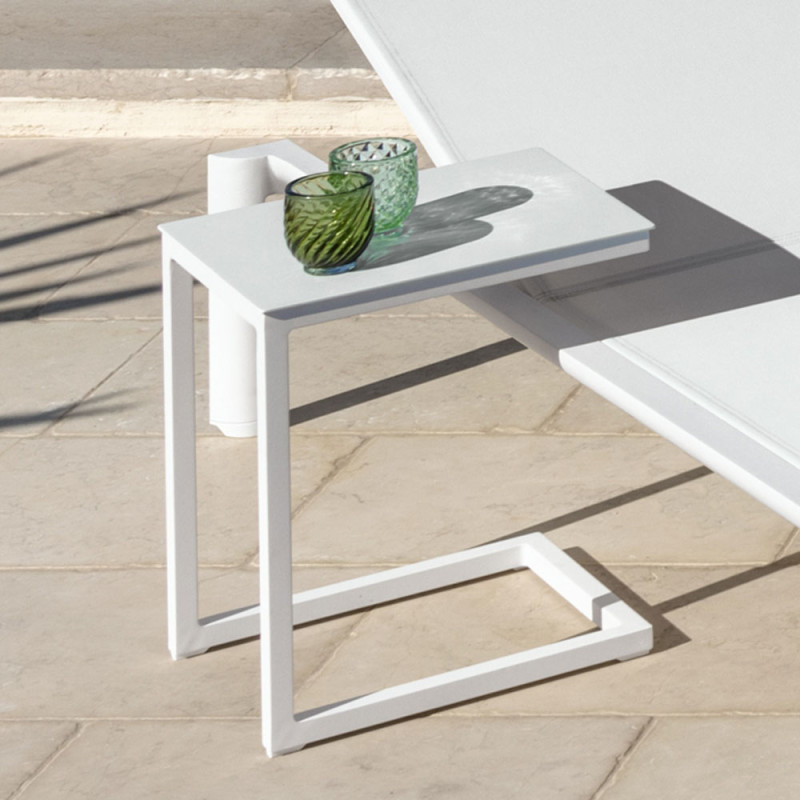 Talenti Nunu Sun Lounger | Aluminium | Side Table Optional