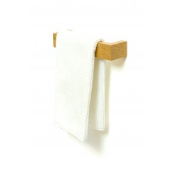 Wireworks Solid Oak Hand Towel Rail 28cm
