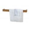 Wireworks Solid Oak Single Towel Rail 60cm