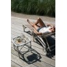 Vincent Sheppard Lucy White Wicker Outdoor Sunbed