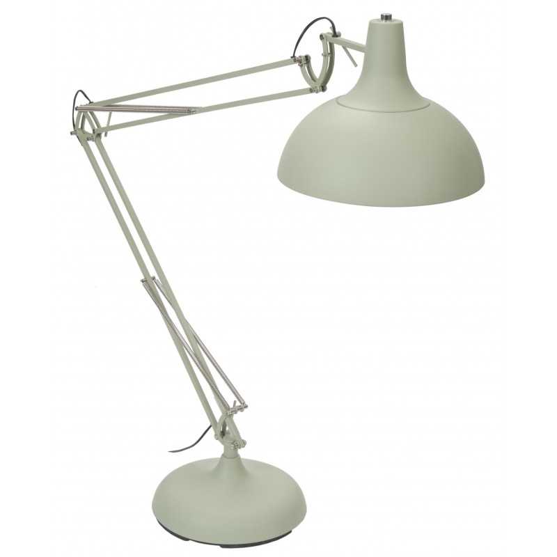 Stonehaven Spring and Lever Floor Lamp - Green
