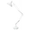 Stonehaven Spring and Lever Floor Lamp - White