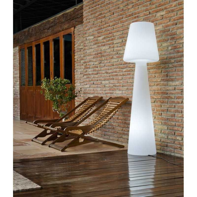 Newgarden Lola Outdoor Cable Floor Lamp White Light | Height 165cm