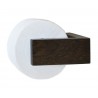 Wireworks Solid Dark Oak Wall Toilet Roll Holder