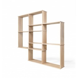 Wewood X2 Solid Oak Bookcase