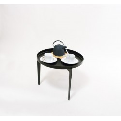Covo Large Black Metal Illusion Coffee Table