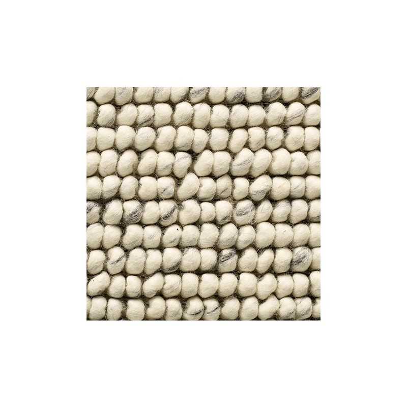 Massimo Handwoven Bubbles Cream Wool Rug | 3 Sizes