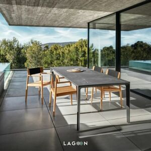 Now you can comfortably host a dinner for 10 in your backyard or patio with the elegant and contemporary Carver Dining Table 280 cm. 

Match the base with your aesthetic: sleek powder-coated black or pristine white. 

As For the tabletop pick: luxurious teak or sophisticated ceramic in two different types.
.
.
.
.
#vivalagoon #neutralhome #interiordesign #interiordesigninspo #instainteriordesign #interiordesignlondon #instainterior #livingspaces #diningroomdesign #interiordesignersofinsta #homestyle #luxuryhomes #luxuryspaces #luxuryinteriordesign #homeaccount #homeinspo #interiorideas #gardenstyling #gardendecor #homedesigner #gardendecor #gardendesign #yarddecor #diningtable #outdoordining #porchdecor #lounge
