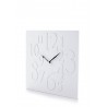 Frieze Matt White Square Wall Clock