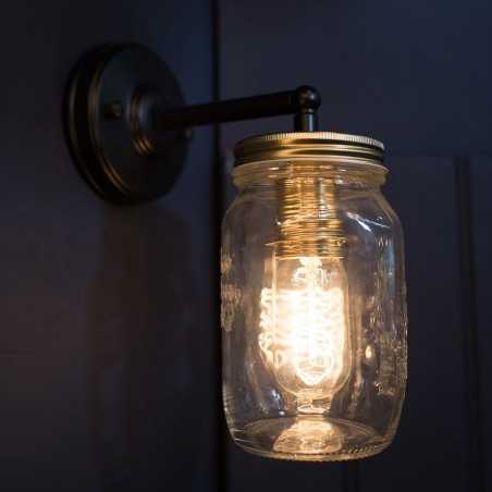 Preserve Jar Atmospheric Glass Wall Light