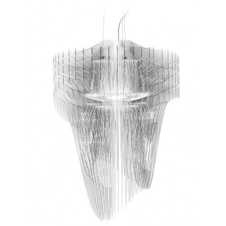 Zaha Hadid Large Aria Suspension Lamp | Transparent