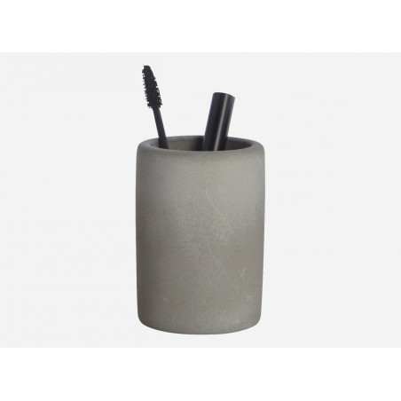 Cement Bathroom Tumbler from House Doctor