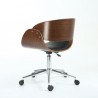 Fidelio Walnut / Black Office Chair
