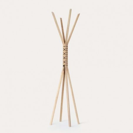 Wewood Cancan Coat Stand with Oak or Walnut Frame