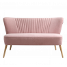 Custom Form 2 Seater Sofa Harry in Pink Meringue