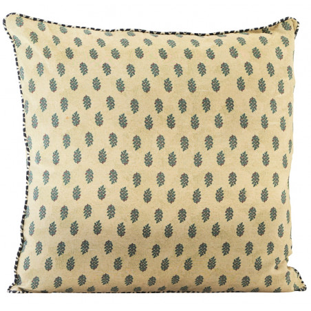 House Doctor Cushion Cover Flora Yellow
