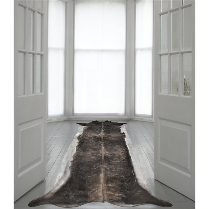 Mineheart Super Long Stretched Faux Cowhide Rug Natural Small