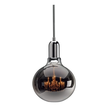 Mineheart King Edison Chrome Pendant Lamp