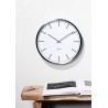 Huygens Wall Clock One 35cm Stainless Steel White Index