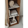 Uncommon Zuel Bookcase | Marble Shelves