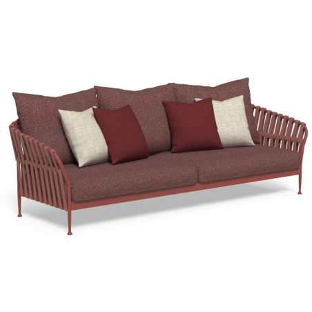 Talenti Frame Outdoor Sofa | Red | 3 seater