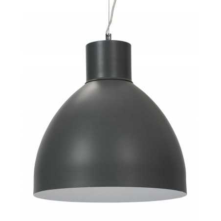 Large Contrast Hanging Lamp | Blue Grey Stone or White